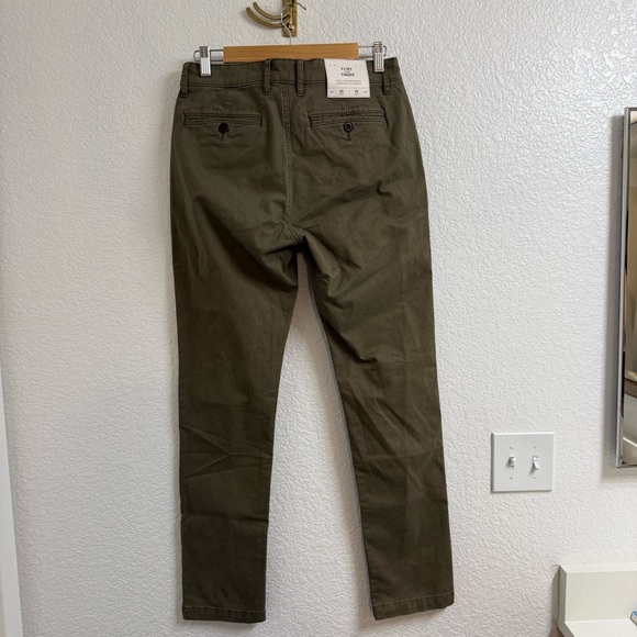 Flint and Tinder Slim Fit Military Olive Size 30 X 30 BNWT - Picture 3 of 8
